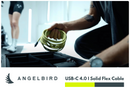 ANGELBIRD USB-C CABLE 4.0 LIME 32CM