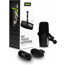 SHURE MV7 MICROPHONE XLR/USB BLACK