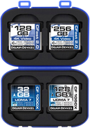 DELKIN WEATHER RESISTANT CASE FOR 8 CF / CFAST CARDS