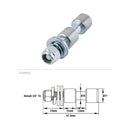Kupo KS-013 Dia. 17M Spigot w/ Washer And Lock Nut For C-05 Family
