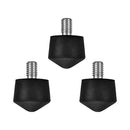 Kupo KS-360 Universal Rubber Feet Pad w/ 3/8"-16X13mm Thread (Set of 3)