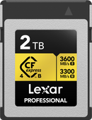 LEXAR CFEXPRESS 4.0 - TYPE B - PRO GOLD R3600/W3300 - 2TB