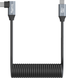 SMALLRIG 4792 USB-C STRAIGHT TO USB-C ANGLED COILED DATA CABLE