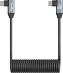 SMALLRIG 4793 USB-C ANGLED TO USB-C ANGLED COILED DATA CABLE