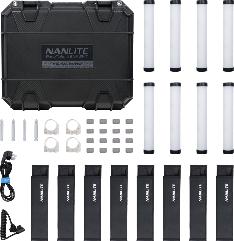 NANLITE PAVOTUBE II 6XR 8 LIGHT KIT