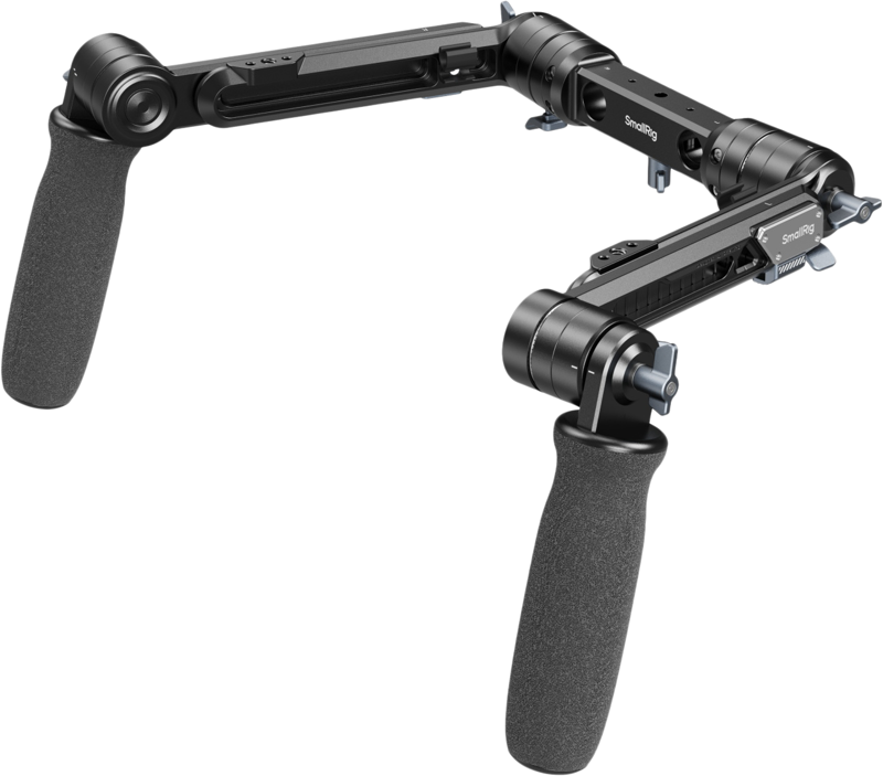 SMALLRIG 5205 SHOULDER RIG DUAL-HANDLE FOR 15MM LWS RODS