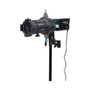 Nanlite Forza 60C LED Color Spot Light with 19°&36° Projection Attachment - Ex Battery grip