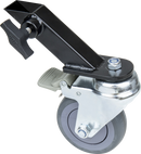 KUPO KC-100M 100MM CASTER WITH BRAKES SQUARE ADAPTER SET OF THREE