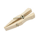 Kupo KCP-347 Wood C47 Spring-Type Clothspins (50 Pcs Per Bag)