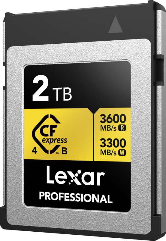LEXAR CFEXPRESS 4.0 - TYPE B - PRO GOLD R3600/W3300 - 2TB