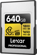 LEXAR CFEXPRESS 4.0 PRO GOLD VPG400 R1800/W1650 TYPE A 640GB