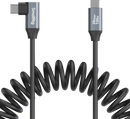 SMALLRIG 4792 USB-C STRAIGHT TO USB-C ANGLED COILED DATA CABLE