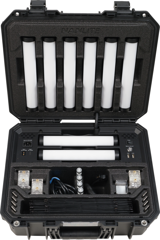 NANLITE PAVOTUBE II 6XR 8 LIGHT KIT