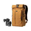 Think Tank FocusPoint 22L I Hybrid RollTop Backpack I Golden Hour