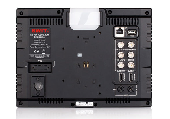 SWIT S-1093F 9" FULL HD, 2K/3G/HD/SD-SDI/HDMI, 1920*1200