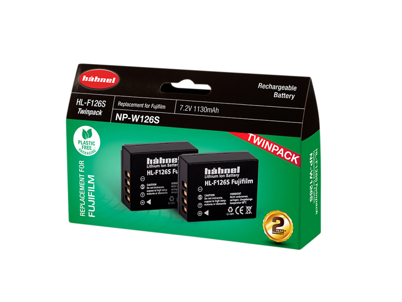 HÄHNEL BATTERY FUJIFILM HL-F126S / NP-W126S TWIN PACK