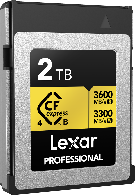 LEXAR CFEXPRESS 4.0 - TYPE B - PRO GOLD R3600/W3300 - 2TB