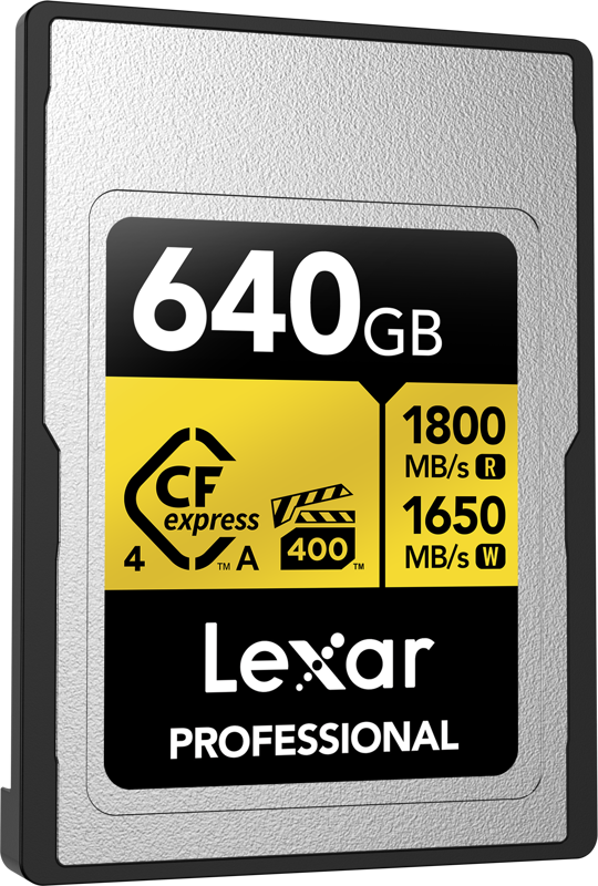 LEXAR CFEXPRESS 4.0 PRO GOLD VPG400 R1800/W1650 TYPE A 640GB
