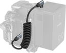 SMALLRIG 4792 USB-C STRAIGHT TO USB-C ANGLED COILED DATA CABLE
