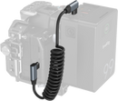 SMALLRIG 4793 USB-C ANGLED TO USB-C ANGLED COILED DATA CABLE