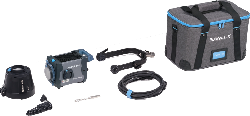 NANLUX Evoke 150C LED Full-color Spot Light with case