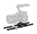 SmallRig 6761 Arca-Type Mount Plate with 15mm Dual Rod Clamp