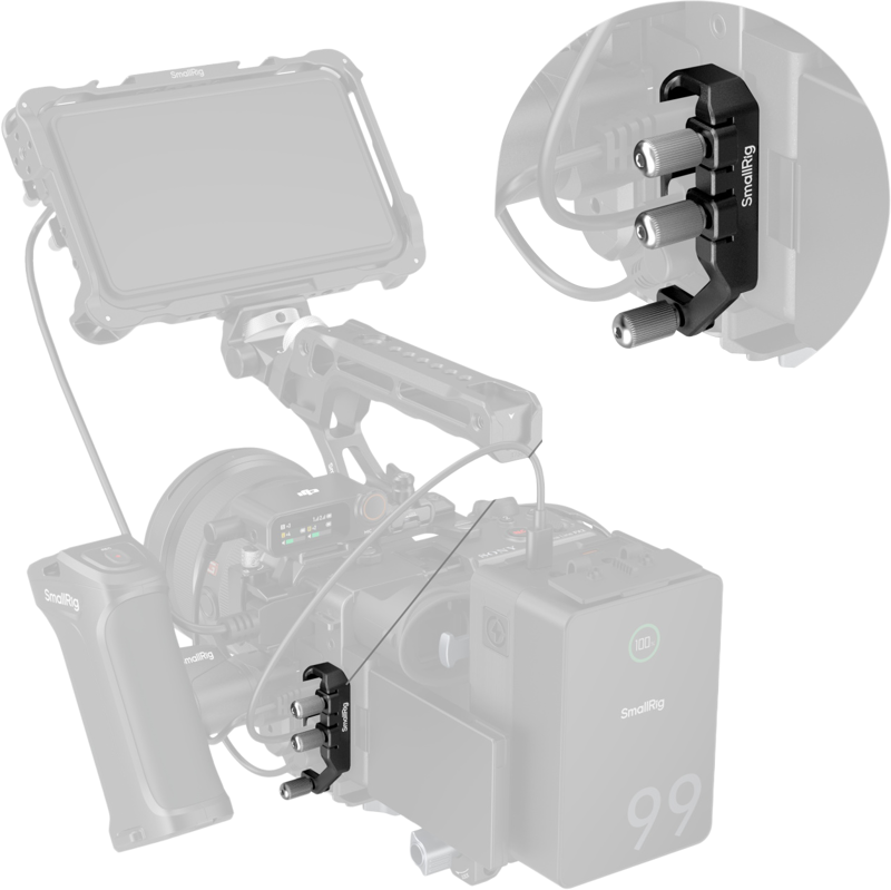 SMALLRIG 5592 USB-C & MULTI CABLE CLAMP FOR CAGES FOR SONY FX2