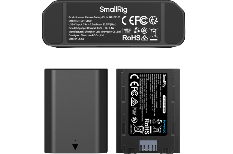 SMALLRIG 5483 TURBO CHARGING KIT FOR NP-FZ100 BATTERIES