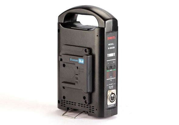 SWIT S-3822B | 2CHX3A 14.4V FAST SIMULTANEOUS CHARGER  B-MOUNT