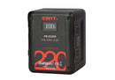 SWIT PB-S220A  MULTI SOCKET SQUARE CINE BATTERY, GOLD-MOUNT 220WH