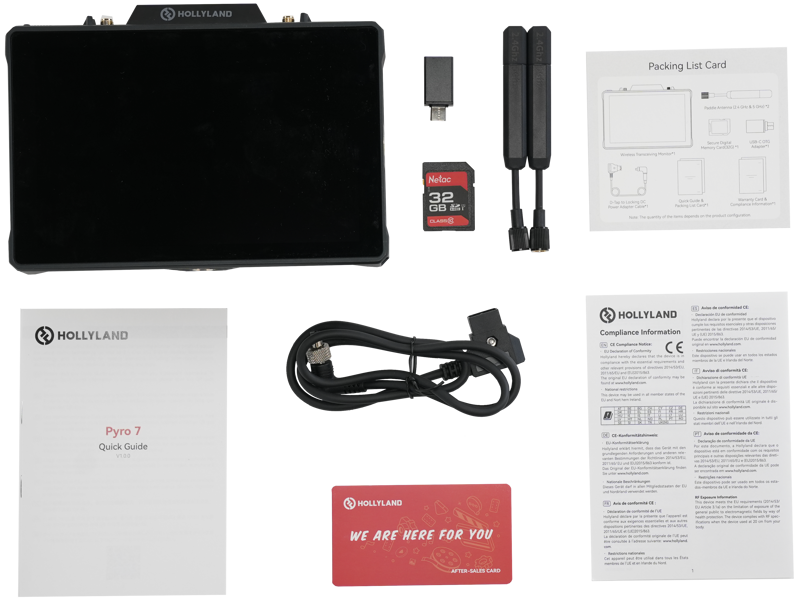 HOLLYLAND PYRO 7 - 7" WIRELESS TRANSCEIVING MONITOR