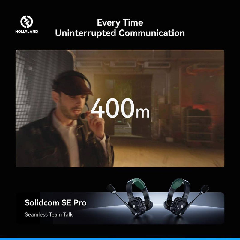 HOLLYLAND SOLIDCOM SE PRO (6 PERSON NOISE CANCELLING HEADSET INTERCOM)