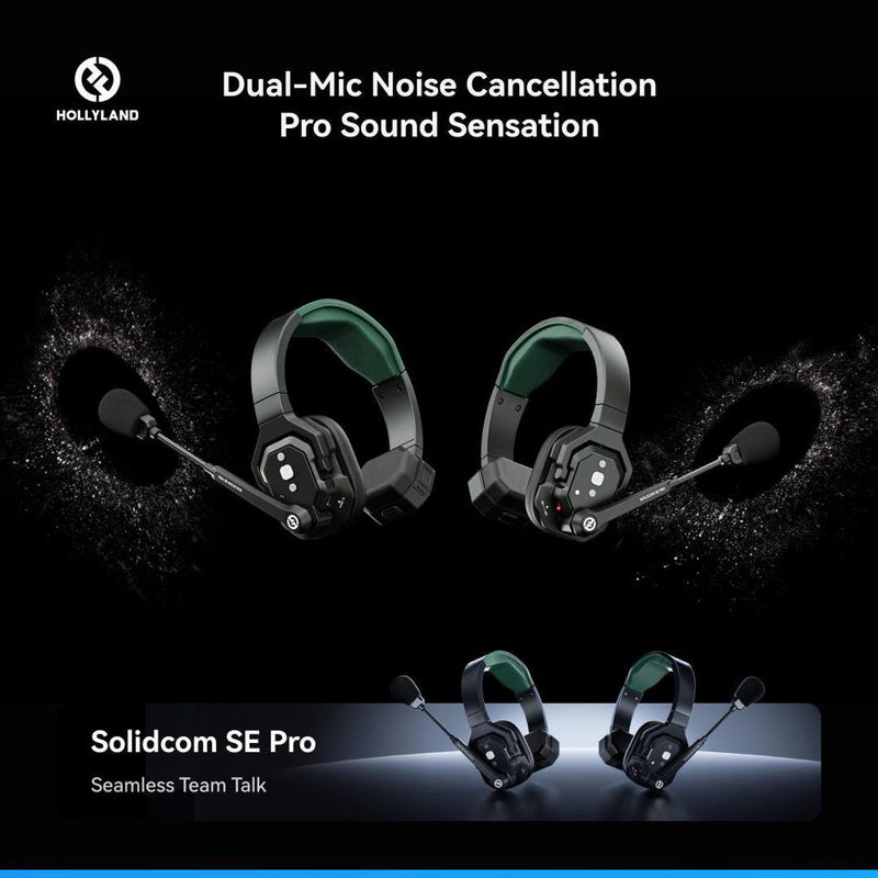 HOLLYLAND SOLIDCOM SE PRO (6 PERSON NOISE CANCELLING HEADSET INTERCOM)