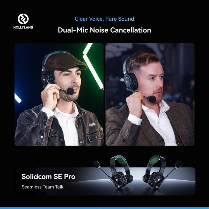 HOLLYLAND SOLIDCOM SE PRO (6 PERSON NOISE CANCELLING HEADSET INTERCOM)