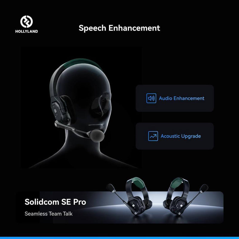 HOLLYLAND SOLIDCOM SE PRO (6 PERSON NOISE CANCELLING HEADSET INTERCOM)