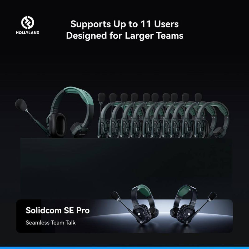 HOLLYLAND SOLIDCOM SE PRO (6 PERSON NOISE CANCELLING HEADSET INTERCOM)