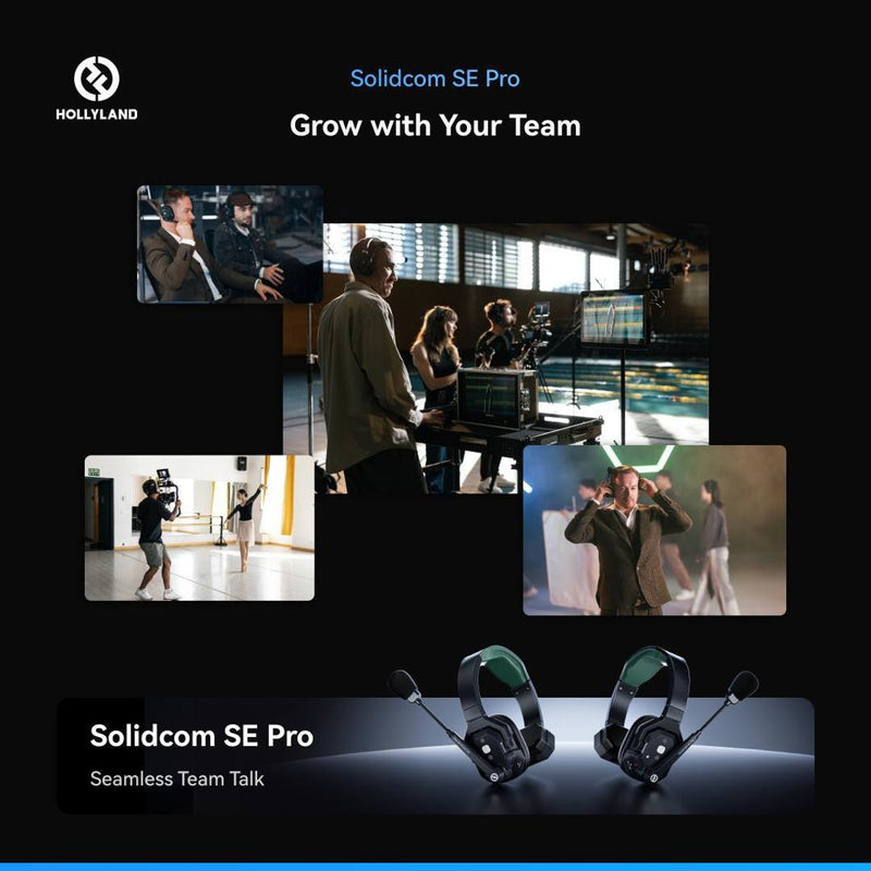 HOLLYLAND SOLIDCOM SE PRO (6 PERSON NOISE CANCELLING HEADSET INTERCOM)
