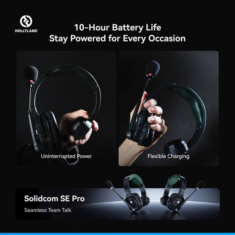 HOLLYLAND SOLIDCOM SE PRO (6 PERSON NOISE CANCELLING HEADSET INTERCOM)