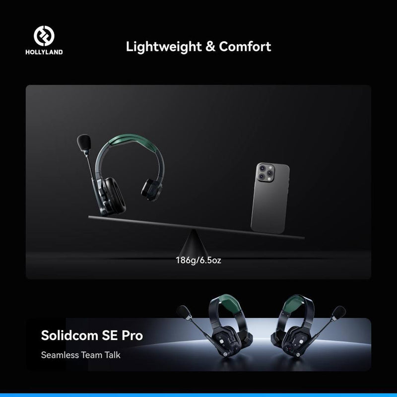 HOLLYLAND SOLIDCOM SE PRO (6 PERSON NOISE CANCELLING HEADSET INTERCOM)