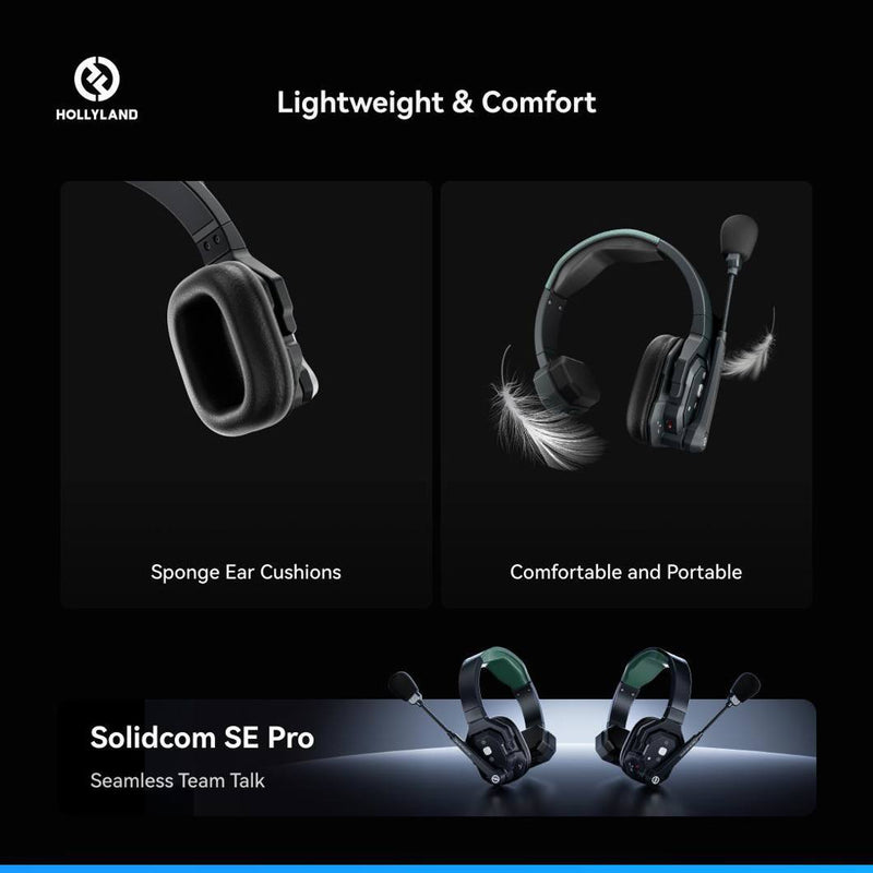 HOLLYLAND SOLIDCOM SE PRO (6 PERSON NOISE CANCELLING HEADSET INTERCOM)