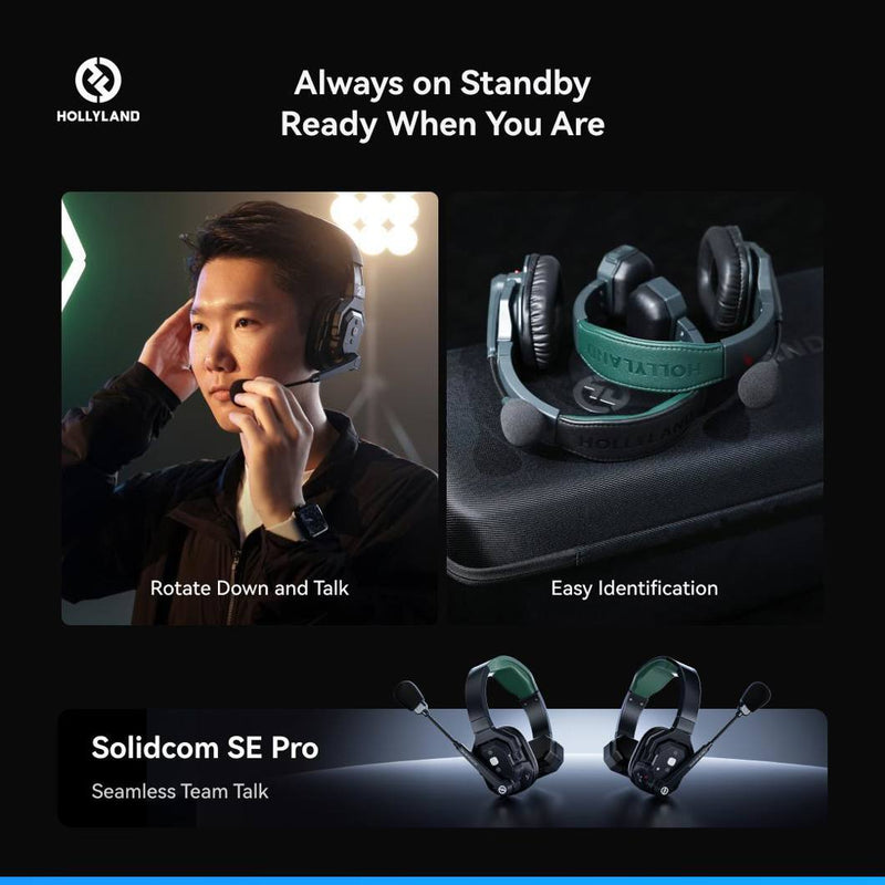 HOLLYLAND SOLIDCOM SE PRO (6 PERSON NOISE CANCELLING HEADSET INTERCOM)