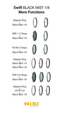 NiSi Filter Swift System Black Mist 1/8 67mm