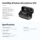 SMALLRIG 5714 S70-A WIRELESS MICROPHONE ALL-IN-ONE BLACK