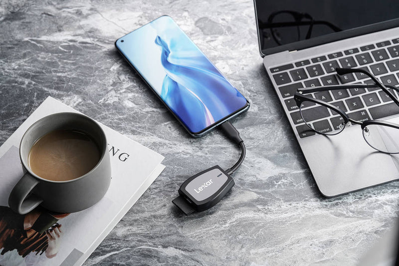 LEXAR SD & MICRO SD DUAL SLOT KORTLÆSER USB-C
