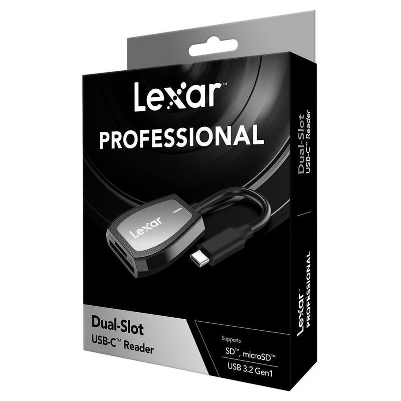 LEXAR SD & MICRO SD DUAL SLOT KORTLÆSER USB-C