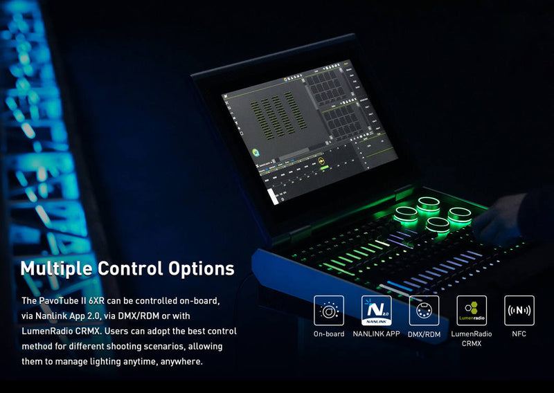 NANLITE PAVOTUBE II 6XR 8 LIGHT KIT