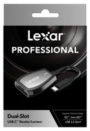 LEXAR SD & MICRO SD DUAL SLOT KORTLÆSER USB-C