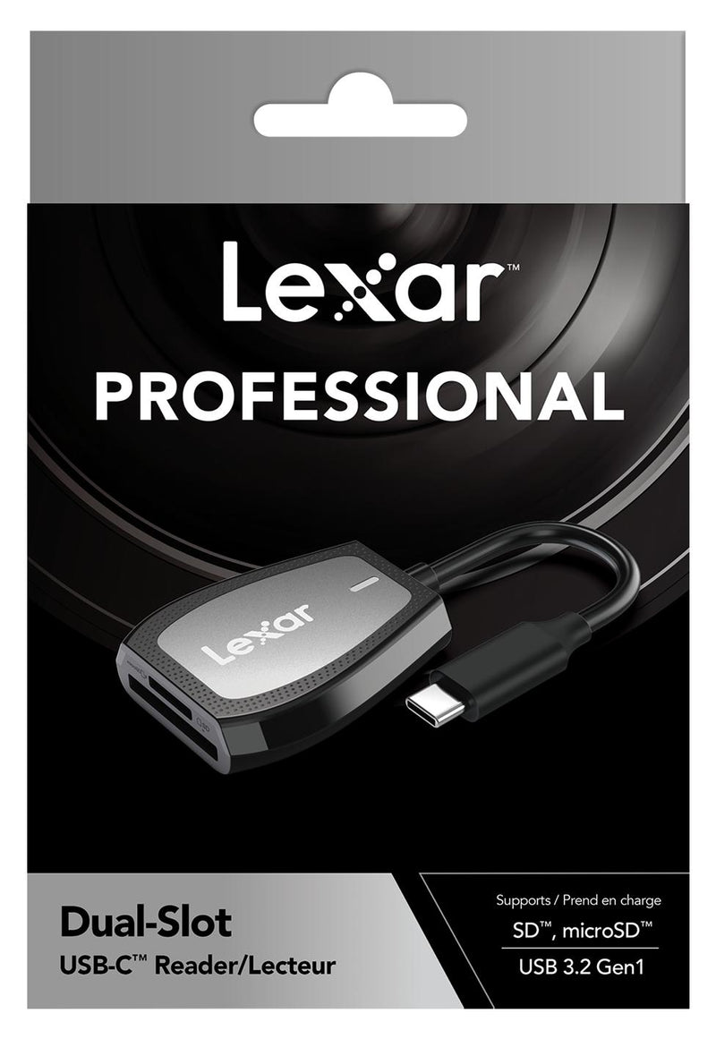 LEXAR SD & MICRO SD DUAL SLOT KORTLÆSER USB-C
