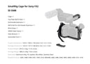 SMALLRIG 5592 USB-C & MULTI CABLE CLAMP FOR CAGES FOR SONY FX2