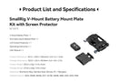 SMALLRIG 5226 V-MOUNT BATTERY MOUNT PLATE KIT FOR 15MM LWS RODS